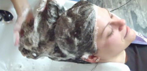 1 VIDEO, 2 SHAMPOOS, LONG HAIR, BOBED HAIR