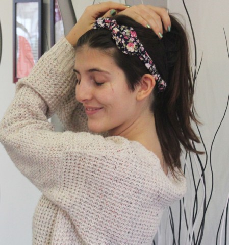 SHAVING HEAD SIDES IN VERY LONG HAIR: INCREDIBLE!