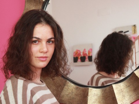 GREAT HAIRCUT, FROM LONG TO BOB IN CURLED HAIR